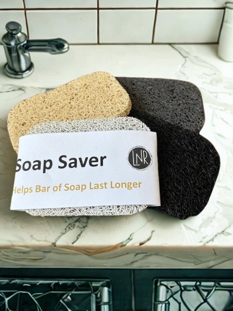 Soap Savers on a marble countertop