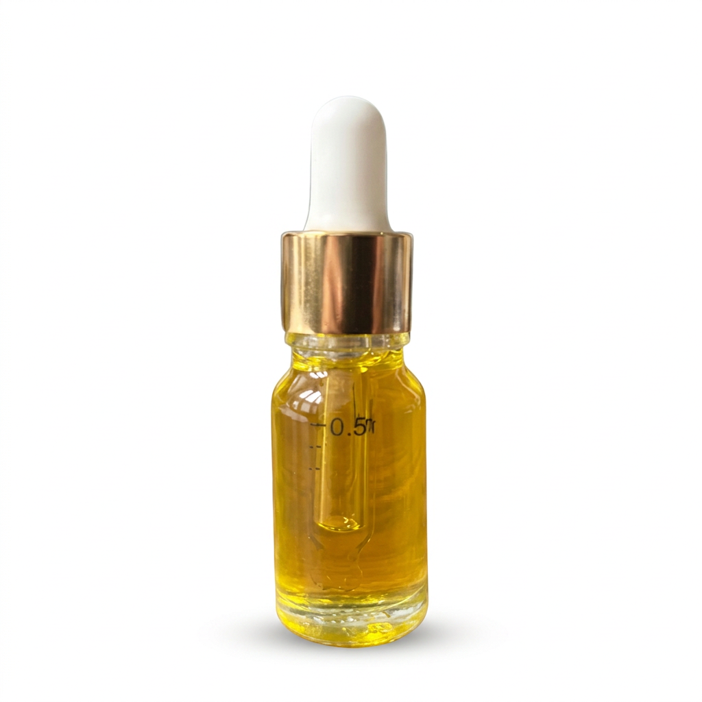 Liquid Gold Hair Oil on white
