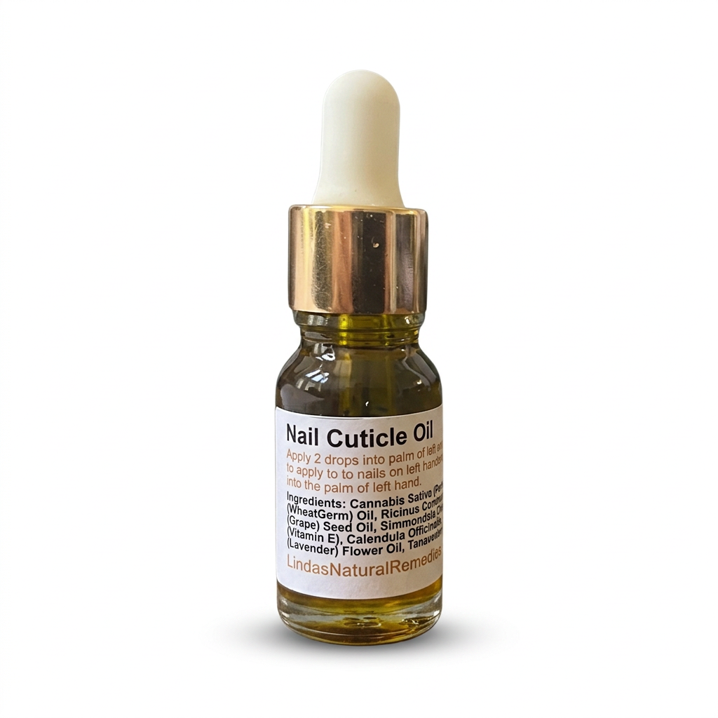 Nail Cuticle Oil on white