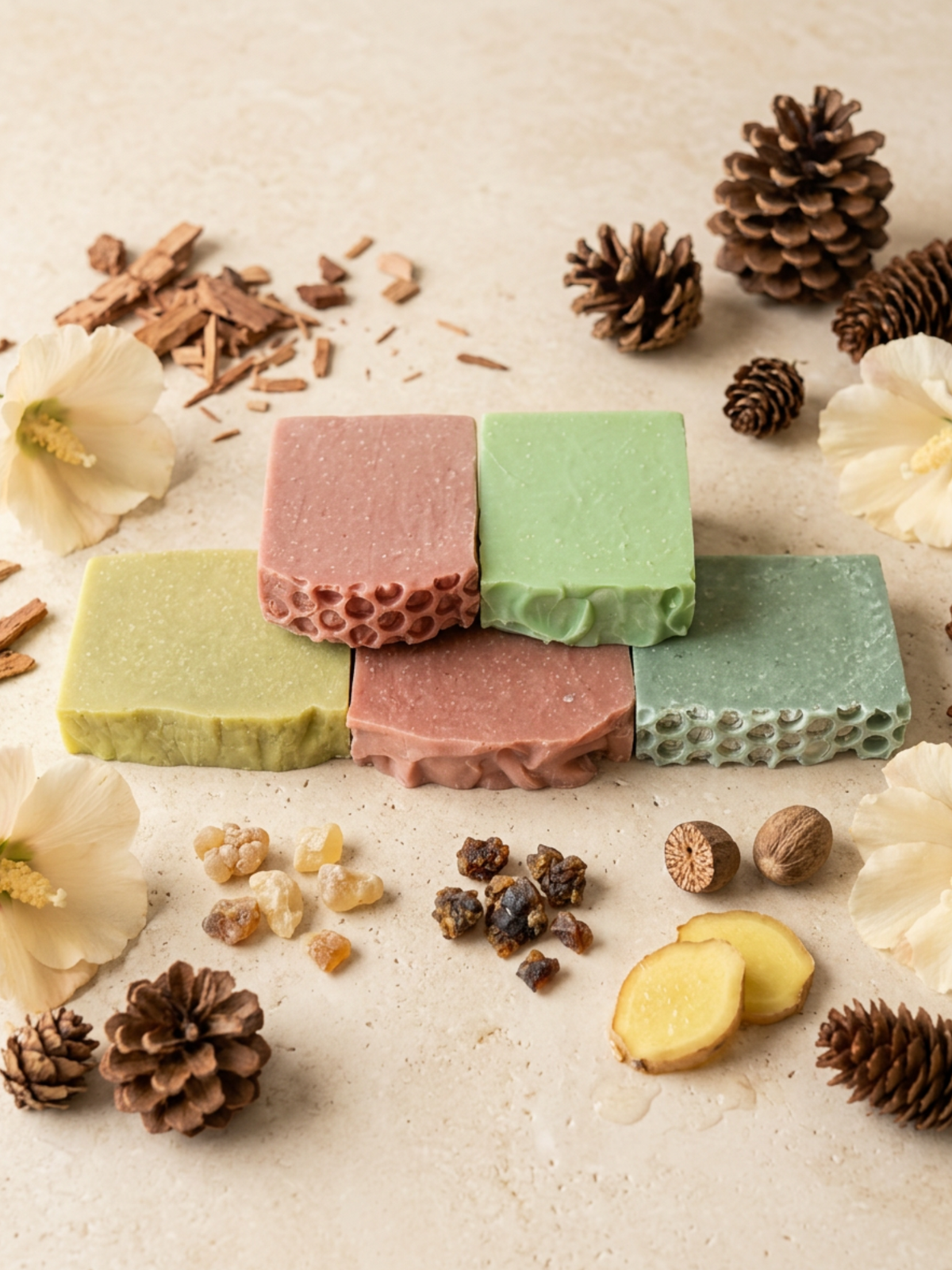 Collection of our Limited Reserve collection with a botanical background