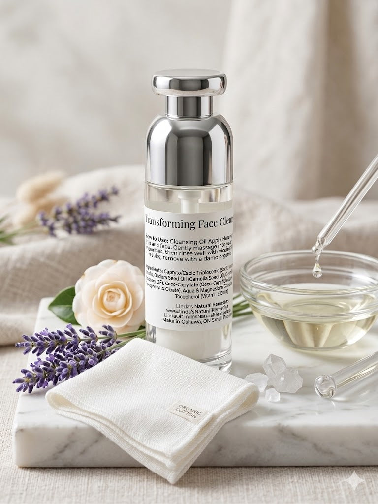 Premium double-sided organic cotton and microfiber face cloth for professional skin cleansing