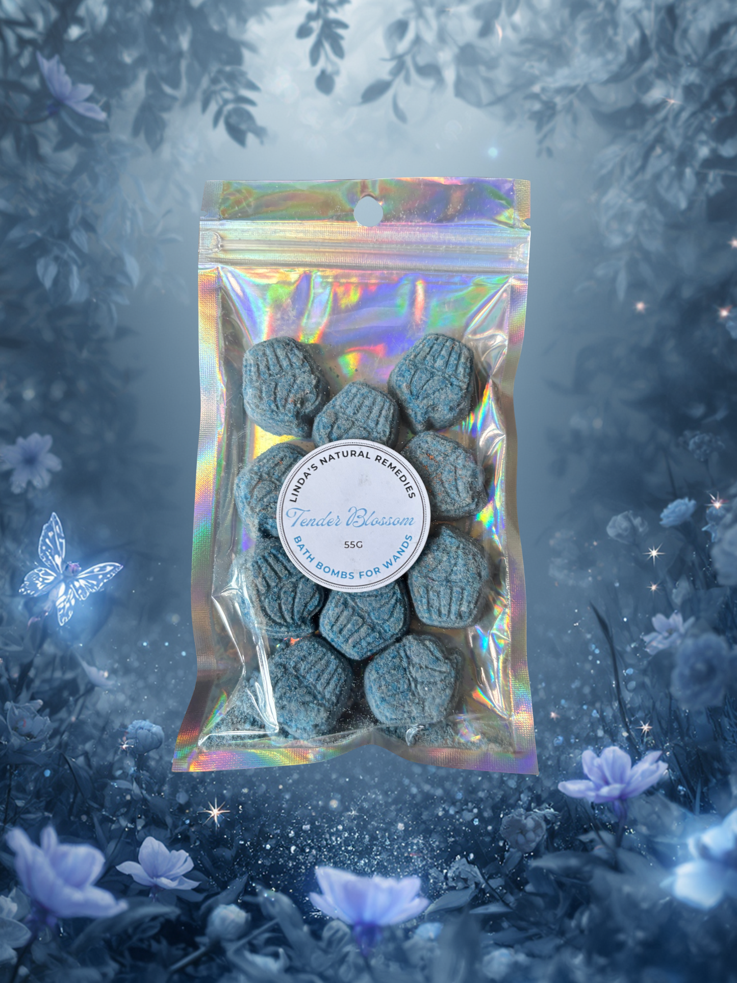 Tender blossom scent cupcake shaped Bath Bomb 