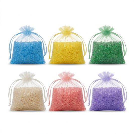 Scented Aroma Bead Sachets on white