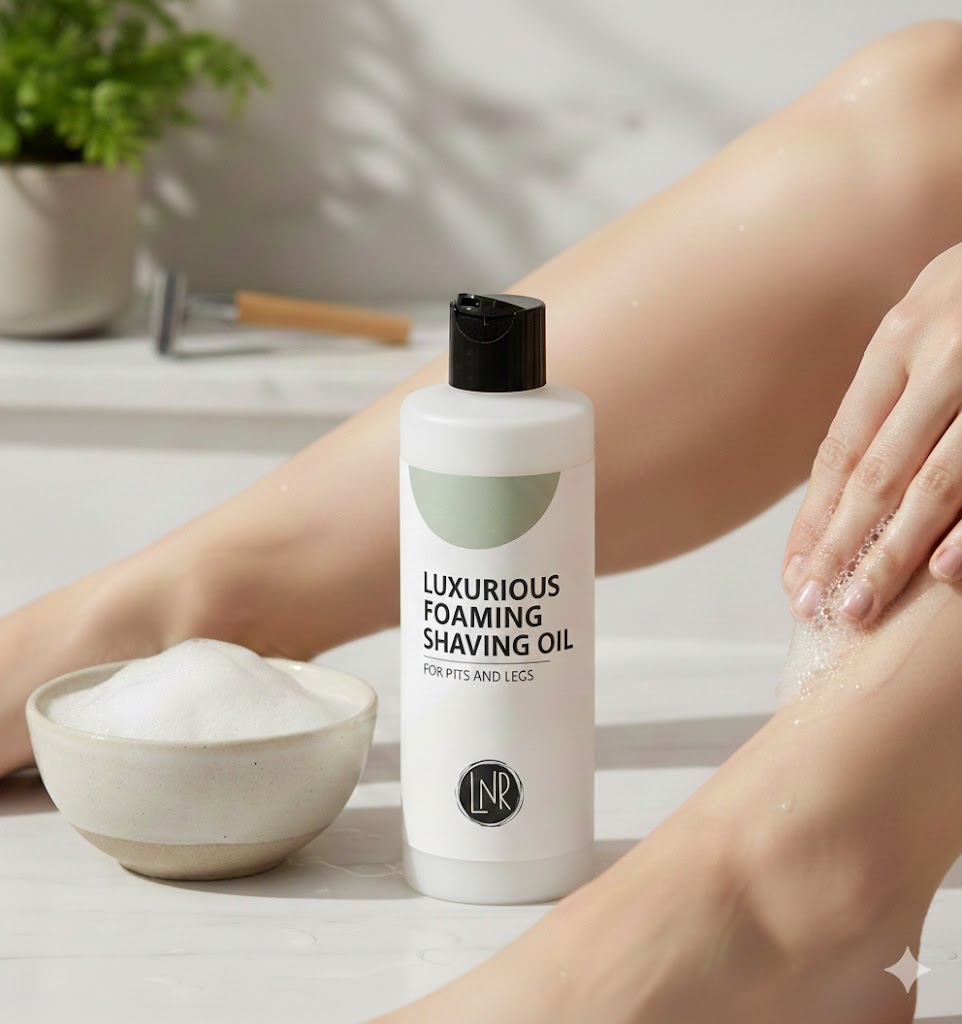 Foaming Shaving Oil For Arm Pits and Legs