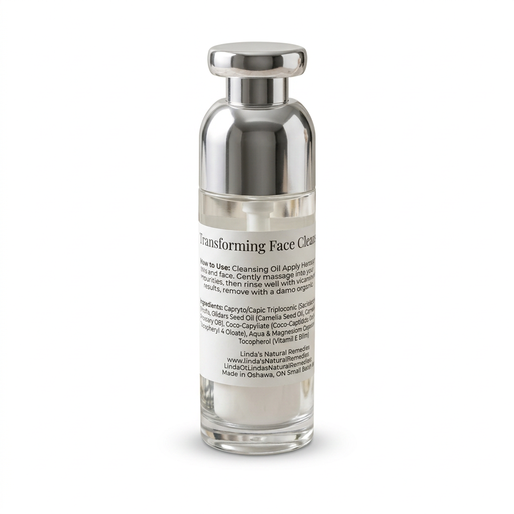 Transforming Face Cleansing Oil on white